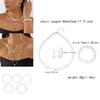 Artistic Pearl Jewelry Set With Faux Pearl Pendant And Multilayer Chain For Unisex Fashion