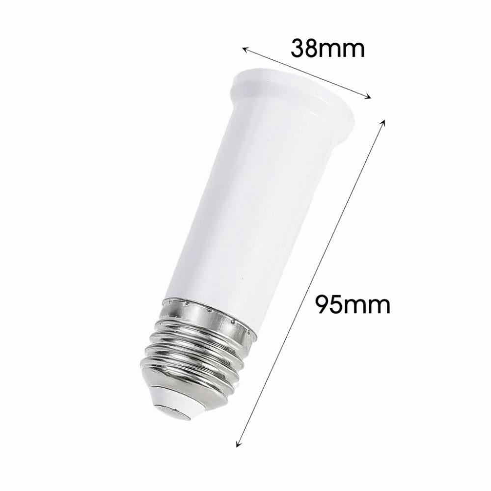 White Lamp Holder Base Plastic Converter Holder Lighting Parts LED Light Adapter