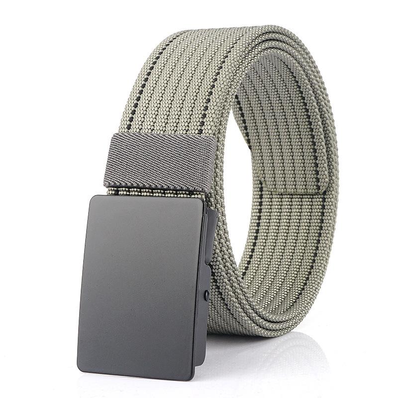 Men's Versatile Canvas Belt - Quick-Drying, Breathable Nylon, Ideal for Casual and Jeans Styles