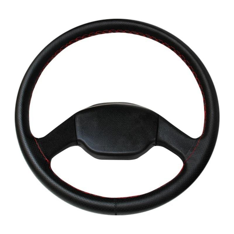 Car Truck Bus Diameter 42/45/47/50CM Steering Wheel Cover Quality Microfiber Leather With Needle Thread Non-slip Car Accessories