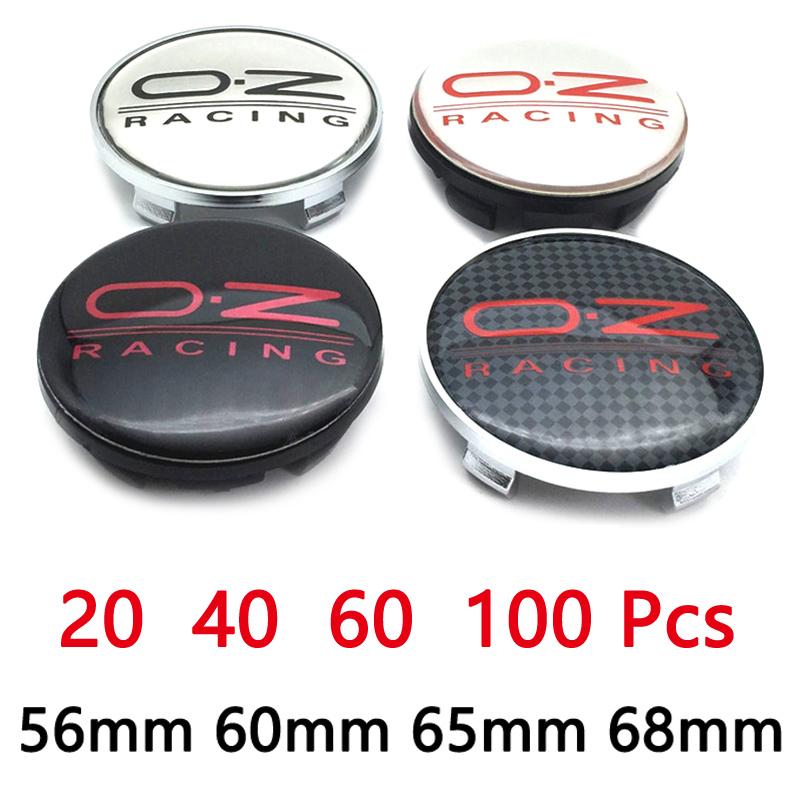 100 60 40 20 Pcs 68mm 65mm 60mm 56mm OZ Racing For Car Wheel Hub Caps Center Cap Rim Cover O.Z Emblem Logo Badge Accessories