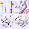 Bamboo Glass Beads AB Color Faceted Flat Curved Waist Column Crystal Loose Spacer Bead for DIY Crafts Earring Bracelet Jewelry