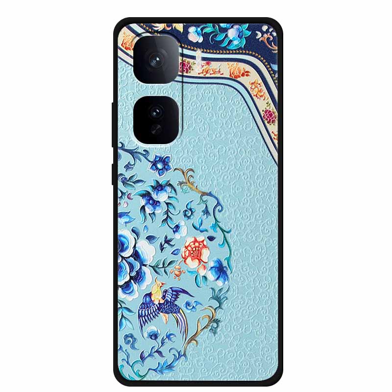 3D Emboss Case For Vivo iQOO Neo 10 Pro Plus Phone Case Flower Silicone Soft Back Cover Coque For Vivo iQOO Neo10 Pro Case Funda