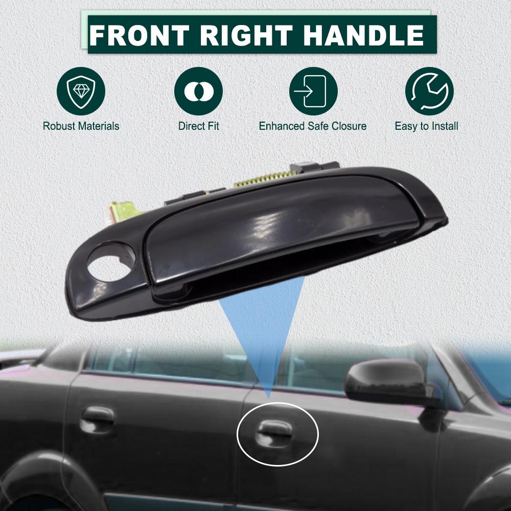 Front Rear Left Right Outside Exterior Door Handle for Kia Rio4 Rio5 2006 2007 2008 2009 2010 2011 82650-1G000 82660-1G000