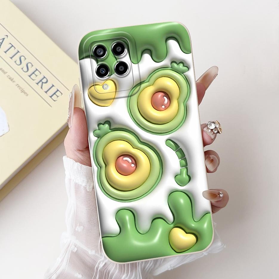 For Samsung Galaxy A12 Case SM-A125F Fashion Candy Painted Cover Full Protection Phone Case For Samsung A12 F 12 Galaxy M12 Bags