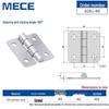 Thickened Stainless Steel Small Hinge for Folding Cabinet, Window, or Wooden Box with Lotus Leaf Design.