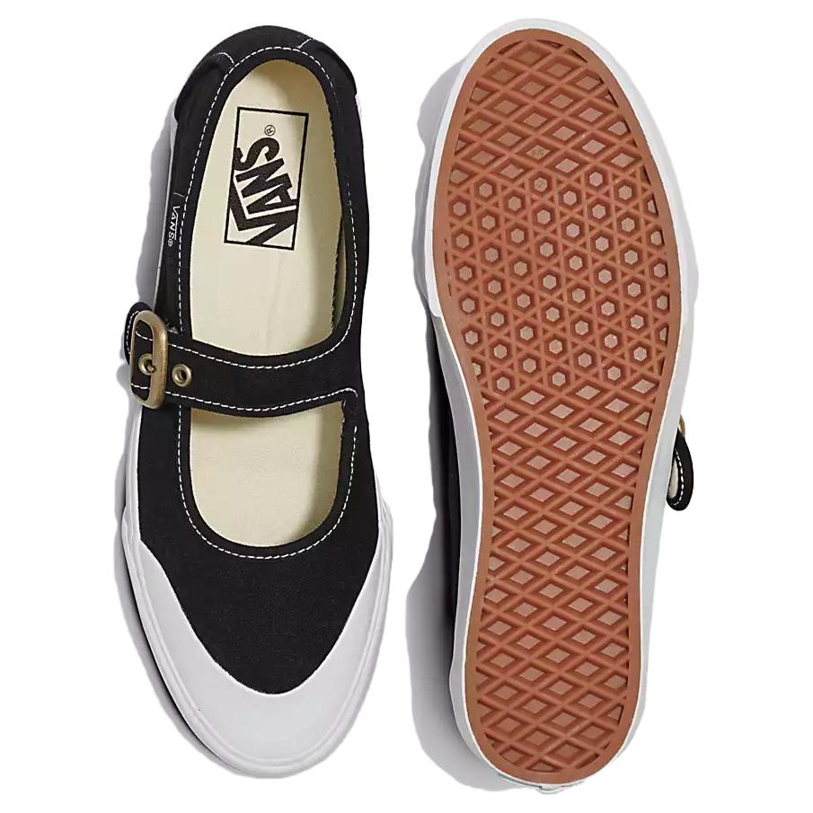 Vans Mary Jane Μαύρα Αληθινά Λευκά Unisex Αθλητικά Παπούτσια VN000CRR6BT