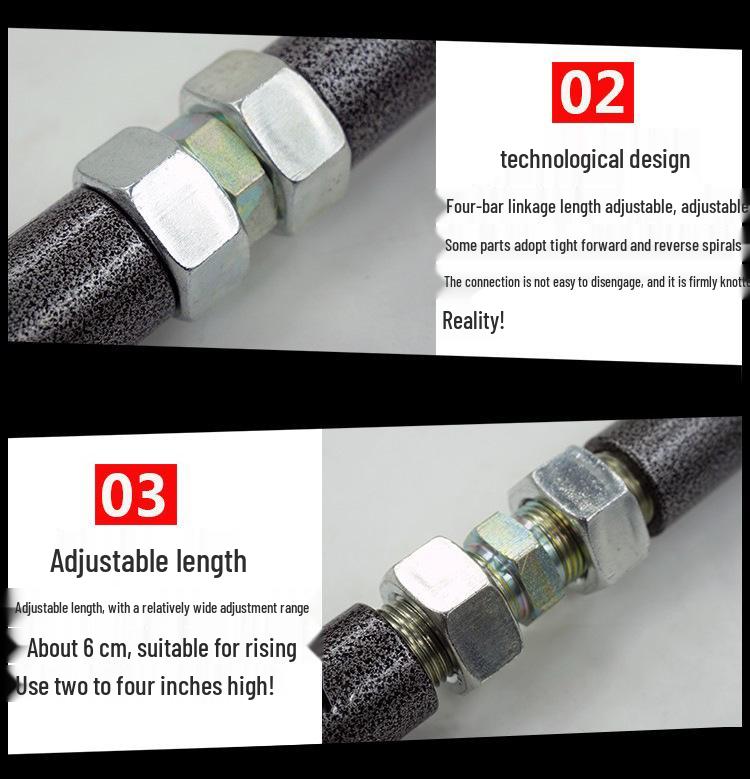 Tank 300 Off-Road Rear Axle Adjustable Four-Link and Tie Rod Upgrade Kit