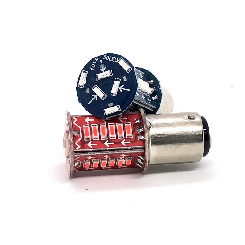 1Pcs Strobe Brake Light Led Bulb Car Tail Stop Turn Signal Reversing Parking Lamp 12V 1157 Flashing Lamps For Auto Motorcycle