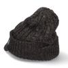 Mozu Cable Visor Knit Cap with Black Brim, Adult,