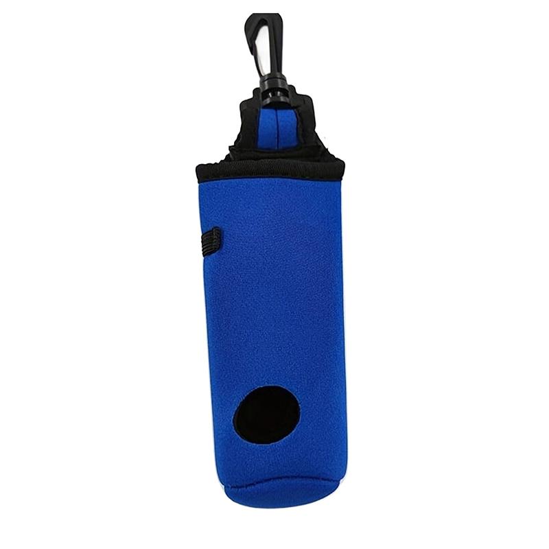 

Golf Ball Holder Portable Golf Tee Holders Outdoor Golf Accessories Golf Ball Sleeve With Belt Clip Golf Ball Storage Bag синий