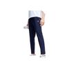 Fila New Basic Simple Straight Leg Fitness Knitted Sports Pants Men Bottoms Dark-Blue A11M331602FNV