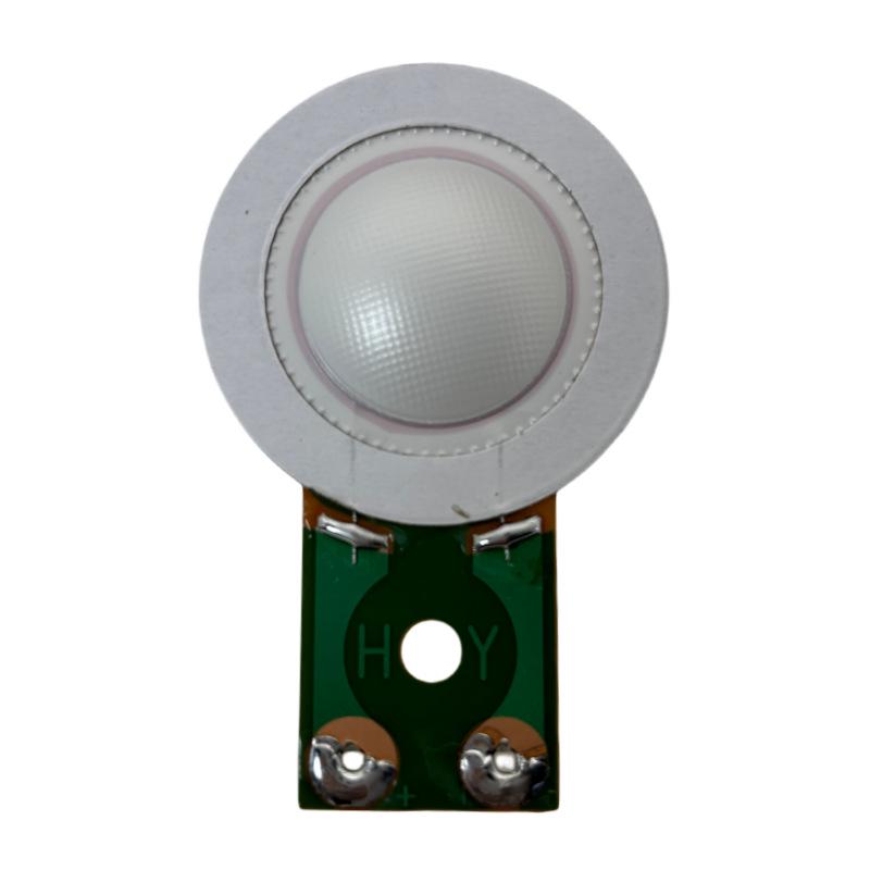 25-core polymer tweeter diaphragm with 25.4mm voice coil and terminal horn.