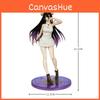 Albedo Overlord White Knitted Sweater Standing Posture Model Figurine Anime Doll