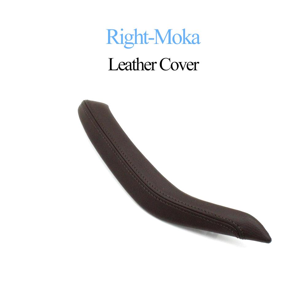 Car Front Rear Left Right Passenger Door Pull Handle Leather Outer Cover Trim Replacement For BMW X5 X6 F15 F16 2014-2018