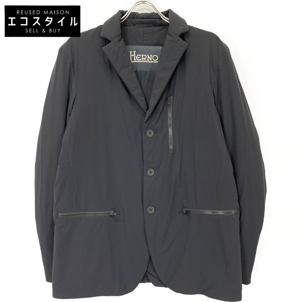 HERNO GA0079U-19119S Down Jacket Jacket 50 blackUsed