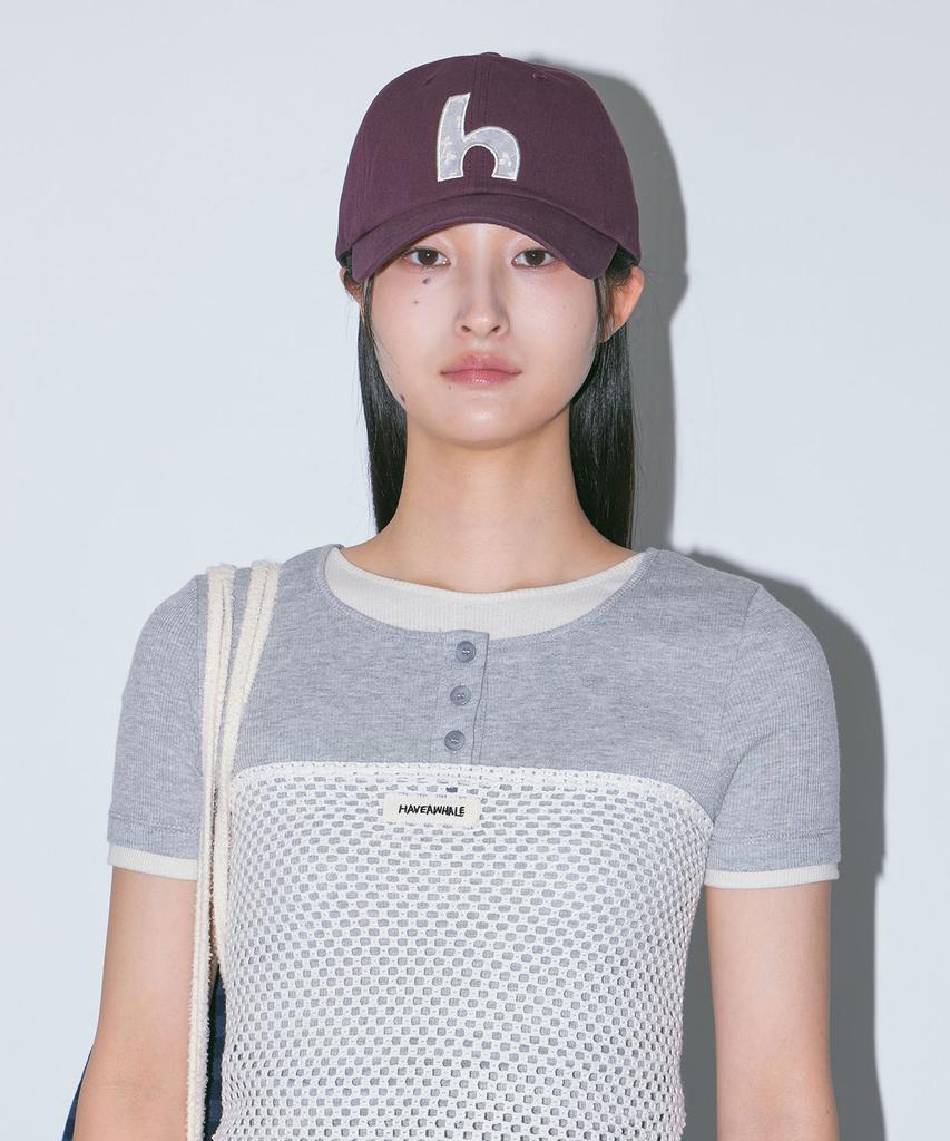 Haebeueoweil H Lace Applique Cap (Wn)