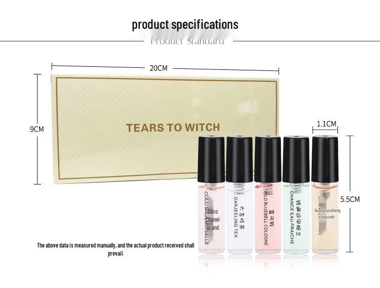 3ml Perfume Sample Gift Set: Long-lasting Light Fragrance for Women, Portable and Perfect for Any Occasion