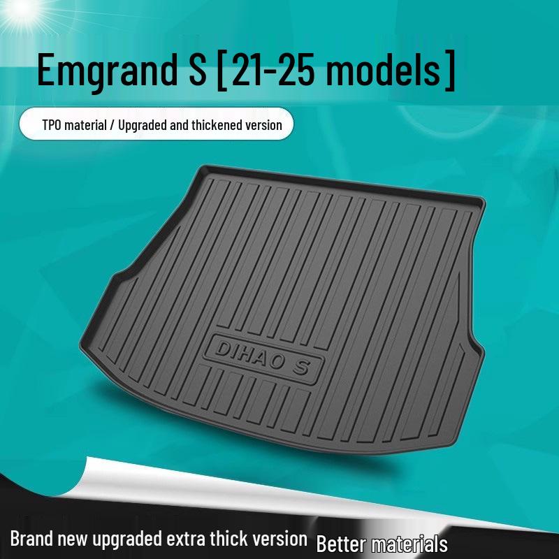 Suitable Trunk and Tailgate Mat for 21-Geely Emgrand S, New Emgrand GL, and 22-Million Model EC7 Rear Seat