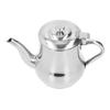 Stainless Steel Tea Pot with Filter Rust Proof Durable Oil Strainer Pot for Hotels Restaurants Homes 500mlNatural Color