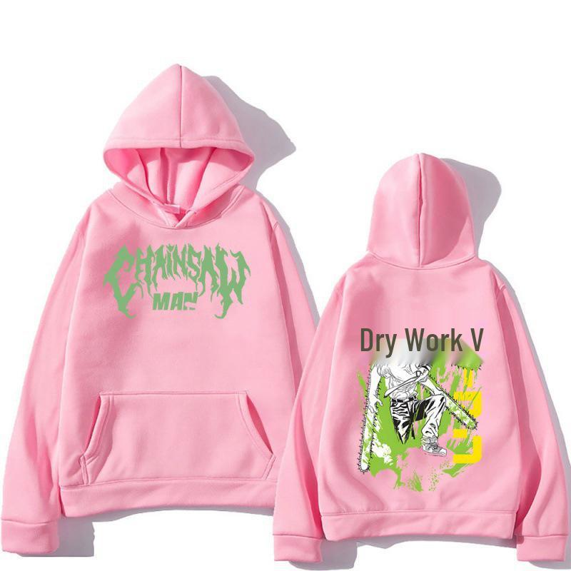 Chainsaw Man Denji Plus Velvet Hoodie - Autumn/Winter Anime Sweatshirt