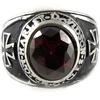 Designer Ring 'Thorgal' Red