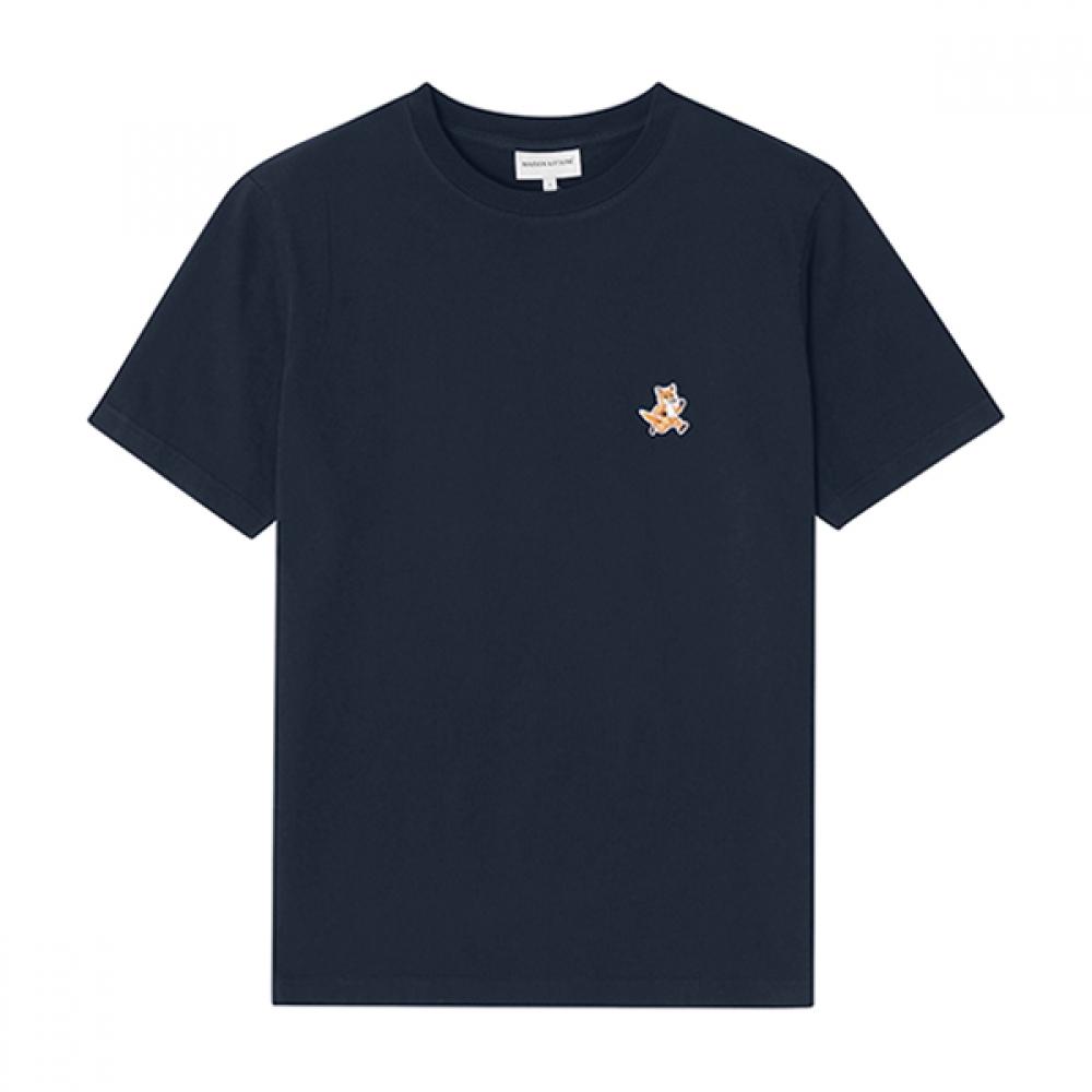 MaiSon KitSune Mm00125kj0008 P476 Speedy Fox Patch Men S Short Sleeve Tee