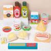 Simulation Milk Wooden Pasta Cheese Flavored Ice Cream Children Set Toys
