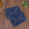 10pcs Invitation Card Decoration Envelope Set Bronzed Seal Blessing Thank Envelopes  Mailers Set