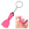 Stylish Silicone Scuba Diver Keychain Elegant Dive Fin Keychain Accessory Flipper Keyrings Bag Decoration for Divers