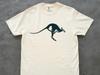 Linocut Kangaroo Shirt, Vintage Marsupial Tee, Comfort Colors Wildlife Graphic, Woodcut Kangaroo Lover Gift