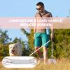 2 Pcs Dog Pooper Scooper Plastic Dog Poop Pick Up Tool with Long Handle Portable Foldable Efficient Dog Jaw Clamp Pet Supplies