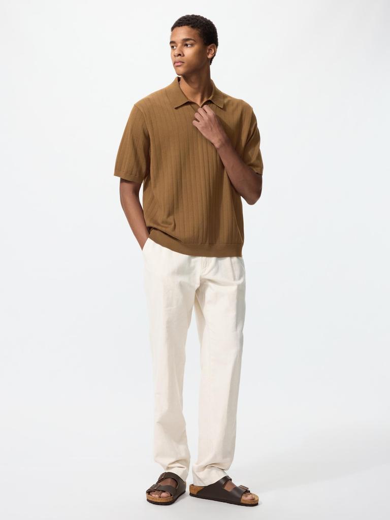 Uniqlo Japan Linen Blend Easy Pants Long