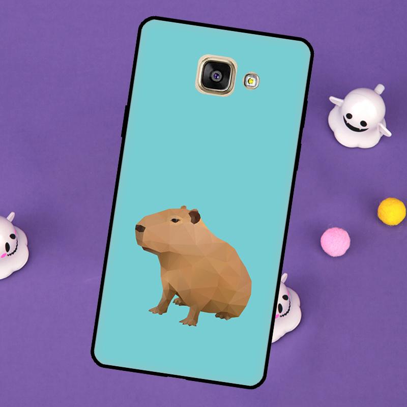 Süße Capybara Hülle Für Samsung Galaxy A3 A5 2016 J3 J5 J7 2017 J6 J4 Plus A6 A7 A8 A9 J8 2018 Rückseite