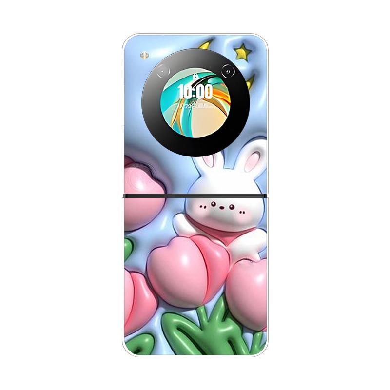 Pro ZTE Libero Flip Pouzdro Módní Roztomilý Kreslený Průhledné PC Tvrdá Skořepina Pouzdro na Telefon Pro ZTE Nubia Flip Flip2 Pouzdra Průhledné Fundas