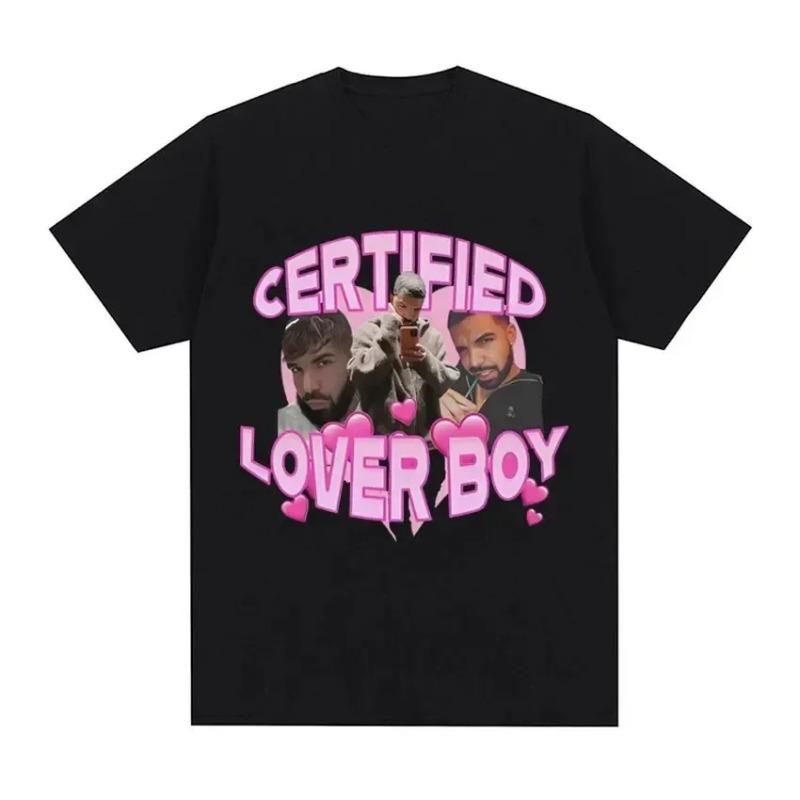 

Certified Lover Boy Music Album Tshirt Funny Drake Meme Pattern Tshirt Womens Unisex Hip Hop Fashion Large Tshirt Fashionable 3XL