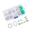 140Pcs/Box Dental Matrix Sectional Contoured Metal Matrices Bands Dental Matrix Rings Full Teeth Replacement Dentsit Oral Care