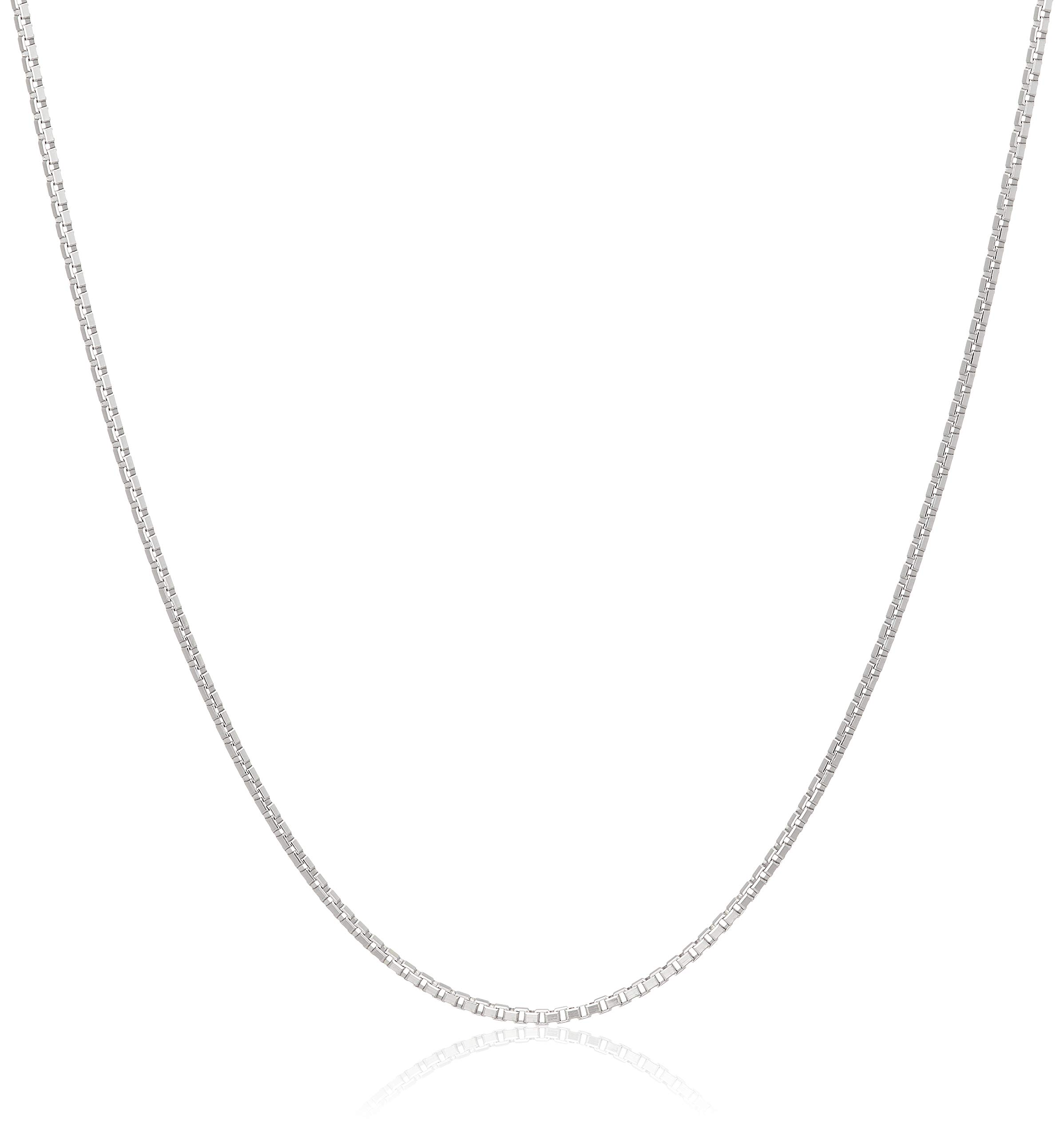 

Platinum 850 Sliding Venetian Chain Width Made in Japan MNC010 [MJP] Necklace, approx. 1.0mm/Length approx. 45cm, платиновий