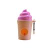 Pet Ice Cream Trash Can with Trash Bag Holder & Dog Poop Scooper
