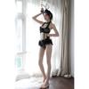 Sexy Lingerie Women's Suit Free Sexy Cute Bunny Girl Nightclub Perspective Lace Maid Uniform Hot