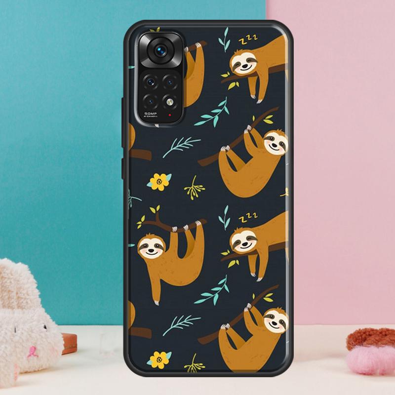 Baby Sloth Case For Xiaomi Redmi Note 14 13 12 Pro 11 9 10 9S 10S 11S 12S Redmi 14C 13C 10C 12C Cover