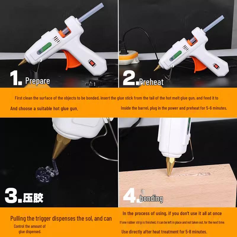 High Viscosity Hot Melt Glue Sticks for Craft and Household Use - Available In 7mm and 11mm Sizes, Compatible with Glue Guns.