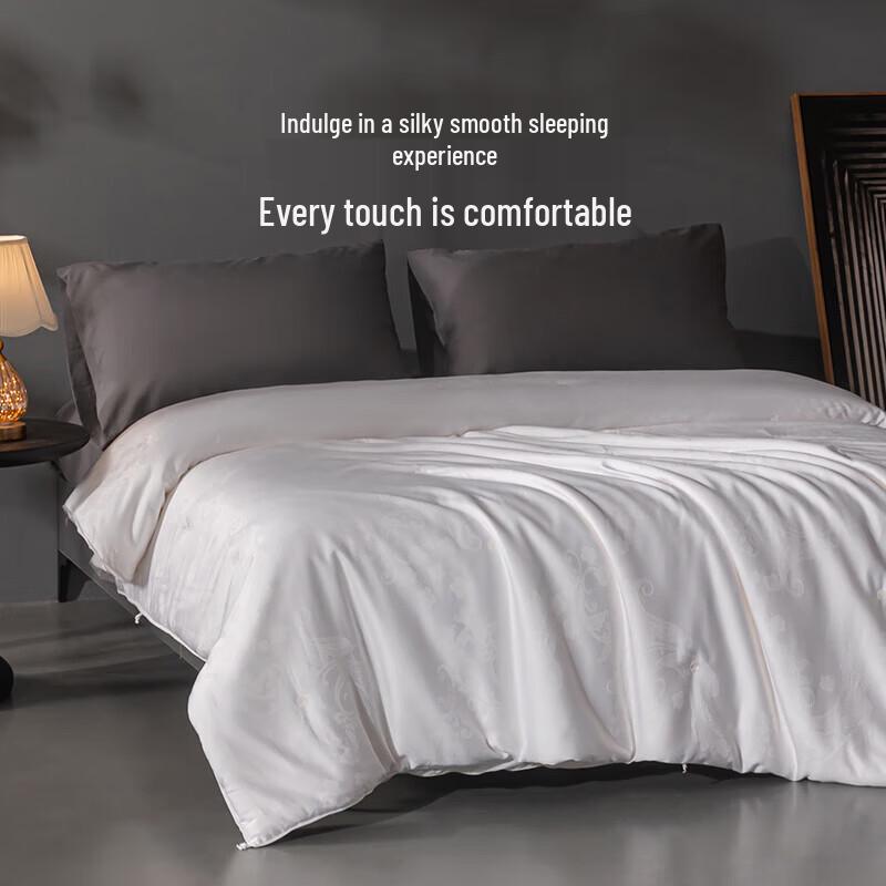 SILKUEEN Long-Strand Mulberry Silk Quilt