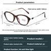 New Fashion Cat Eye Womens Reading Glasses Ultra Light Anti Blue Light High Quality Neutral Frame