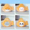 Cute Cartoon Fish Pillow Blanket For Girls Soft And Elastic Plush Material, Three-in-one Design For Sleeping, Napping, And Warmth, With Downy