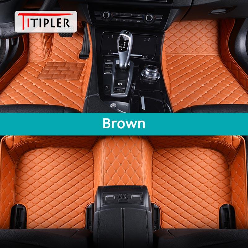 BFY1 TITIPLER Custom Car Floor Mats For Nissan JUKE ESQ Auto Carpets Foot Coche Accessorie