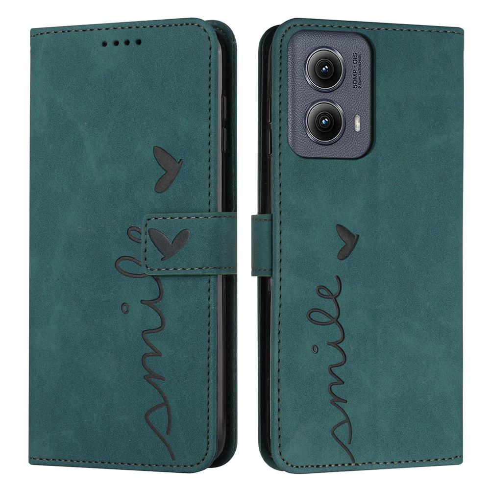 Leather Flip Wallet Case For Moto Edge 50 Fusion Ultra 40 Neo G04 G13 G14 G23 G24 G35 G53 G54 G84 G85 Card Holder Stand Cover