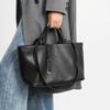 New Genuine Leather Women's Bag, Underarm Single Shoulder Cowhide Tote Bag, Niche Crossbody, Retro Soft Leather Large Capacity Bag