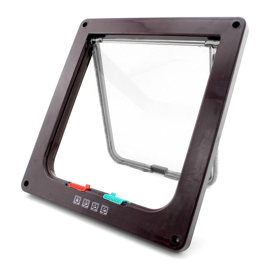 Controllable Cat/Dog Door Flap for Kennels and Pet Supplies