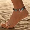 Anklet Bracelets for Women Beaded Anklets 1 Ladies Double Layer Heart Anklet - Boho Style - Daily Occasion, Vacation Occasion